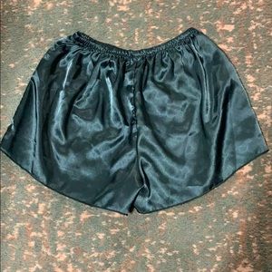 Teal lounge shorts